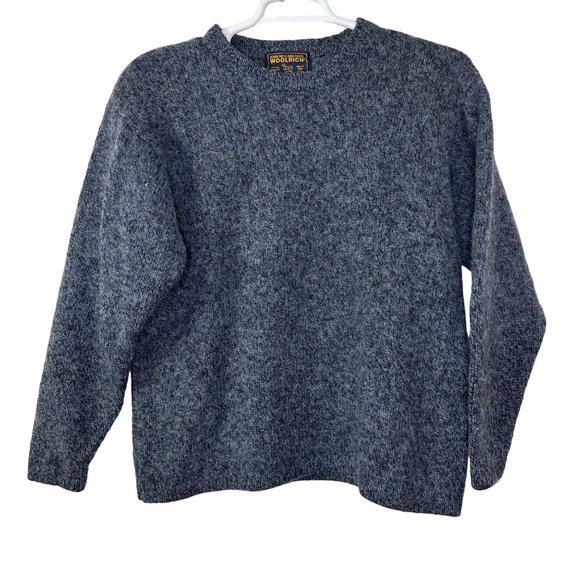 Woolrich Sweaters - Vintage Woolrich Women's Medium Sweater Crewneck Blue Wool Blend EUC